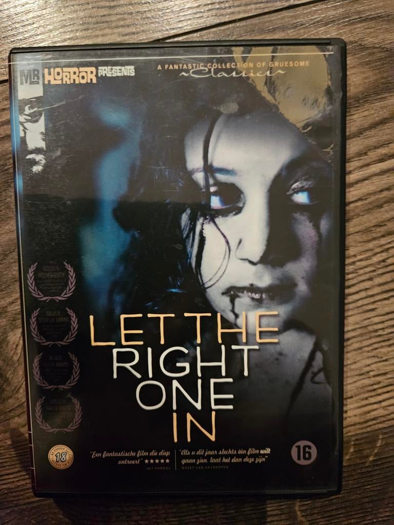 Let the Right One In - DVD Horror, Cd's en Dvd's, Vanaf 16 jaar, Ophalen of Verzenden, Zo goed als nieuw, Vampiers of Zombies