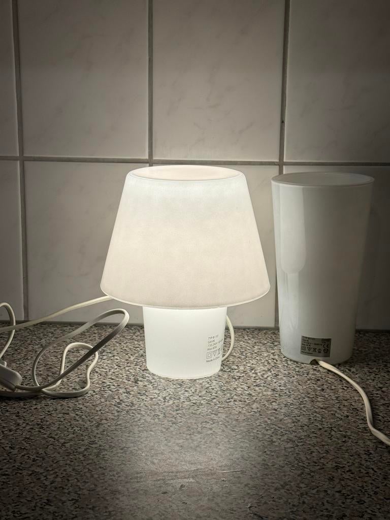 IKEA Gavik B1101 Glazen Lamp 2x, Ophalen of Verzenden, Gebruikt, Glas