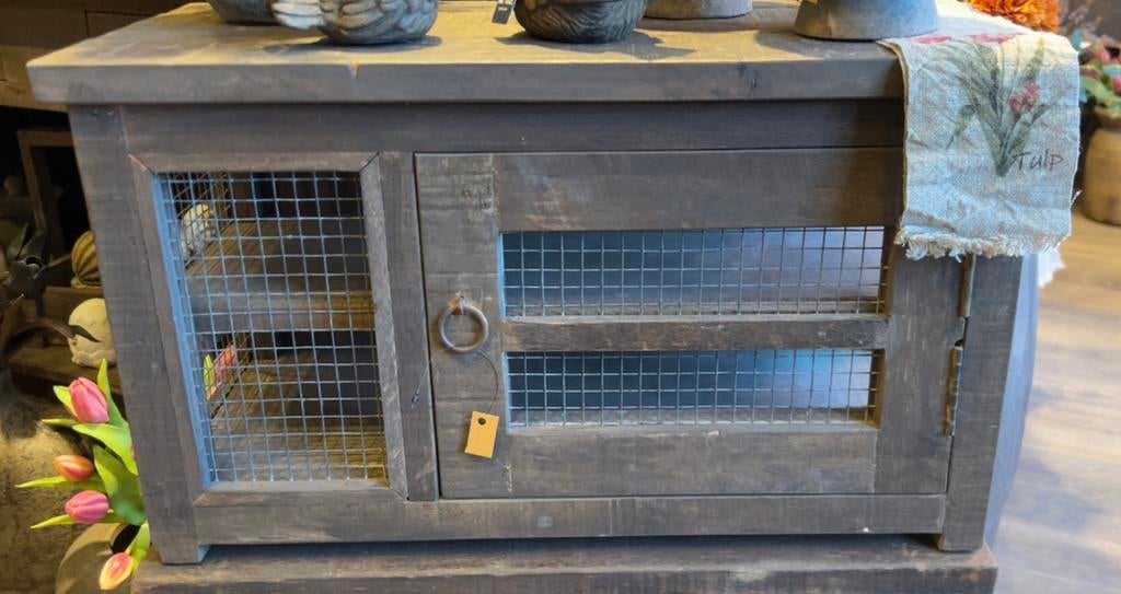 Driftwood kastje met gaas, Huis en Inrichting, Ophalen, Nv, Breda, Nieuw