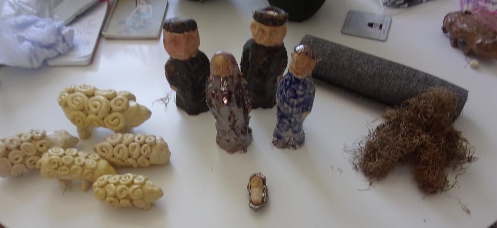 Kerststal keramiek, Diversen, Kerst, Ophalen, Gebruikt