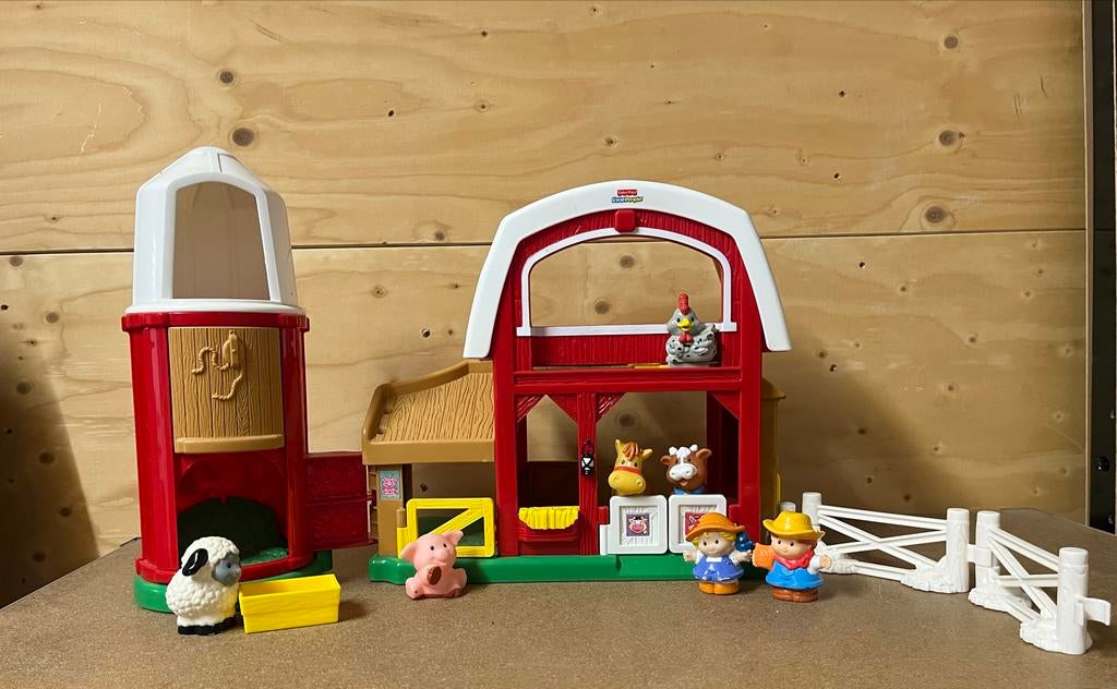 Fisher-Price Little People Boerderij Speelset met geluid, Ophalen, Gebruikt, Jongen of Meisje