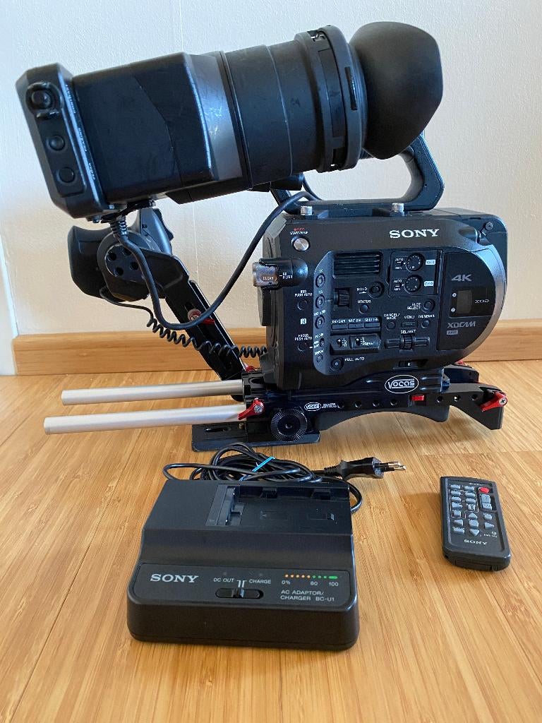 Sony PXW-FS7 camera met accessoires en veel lenzen, ook los, Audio, Tv en Foto, Professionele Audio-, Tv- en Video-apparatuur