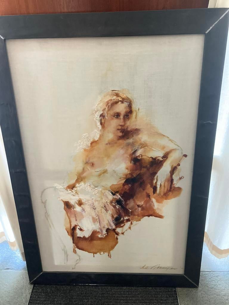 Schilderij olieverf Ellen de Meijer, Antiek en Kunst, Kunst | Schilderijen | Klassiek, Ophalen