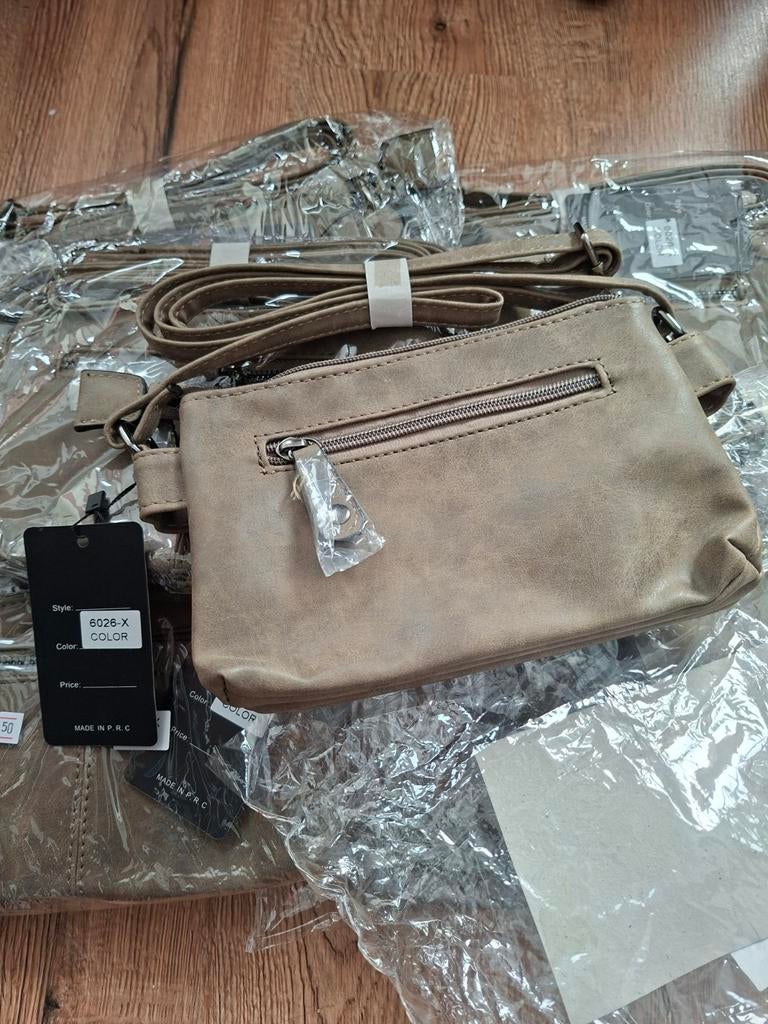 7 Nieuwe Handtasjes - Stijlvol en Trendy!, Sieraden, Tassen en Uiterlijk, Tassen | Damestassen, Ophalen, Nieuw, Beige, Handtas