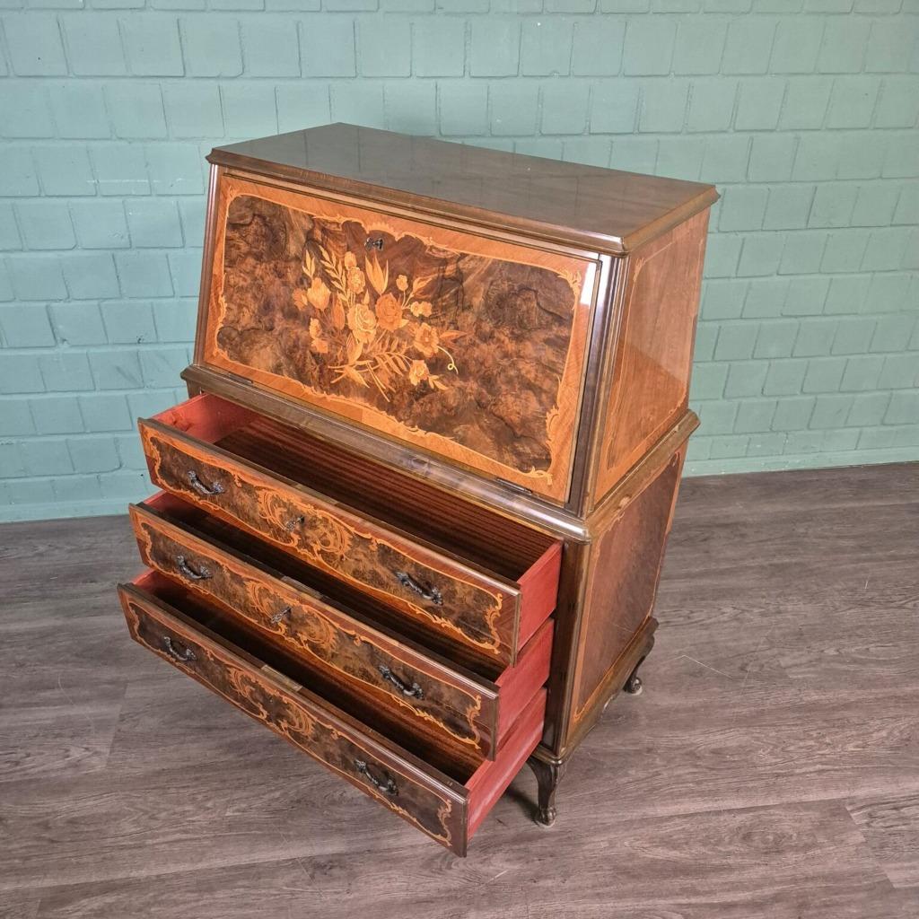27256 Dames Secretaire Noten, Ophalen of Verzenden, Gebruikt, Queen Anne stijl