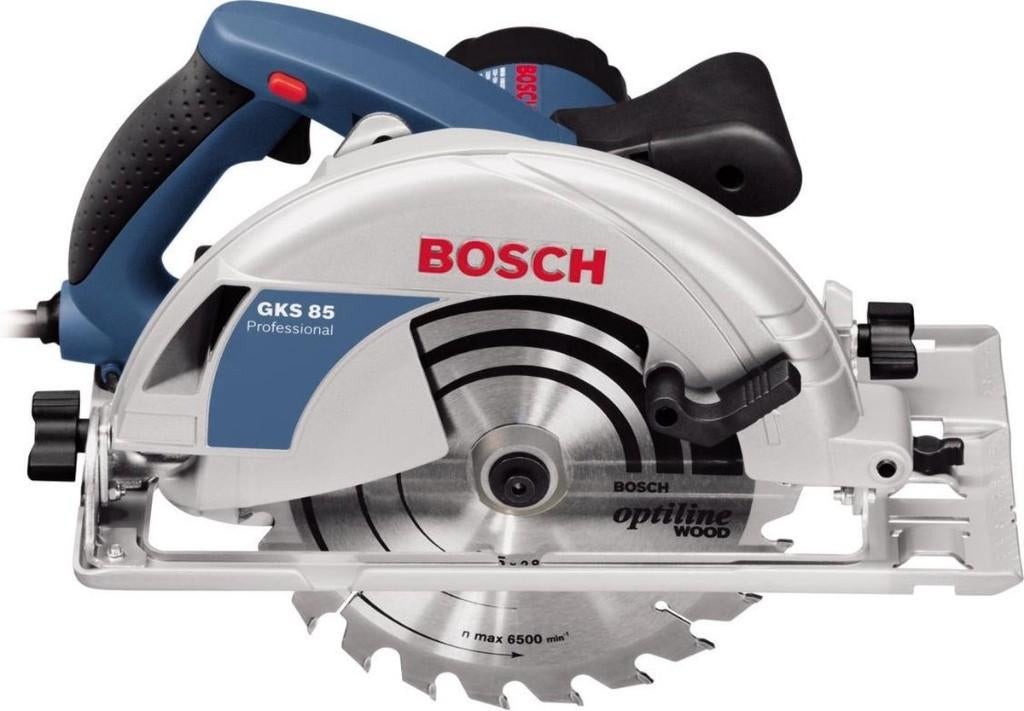 BOSCH Professional GKS85 Cirkelzaag, Doe-het-zelf en Verbouw, Gereedschap | Zaagmachines, Nieuw, Invalzaag, 1200 watt of meer