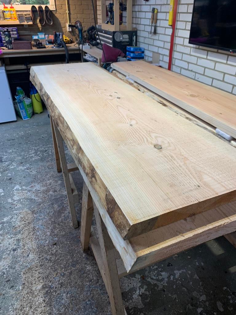 Mooie boomstam planken / verschillende maten!, Ophalen of Verzenden, Nieuw, Overige houtsoorten, Plank