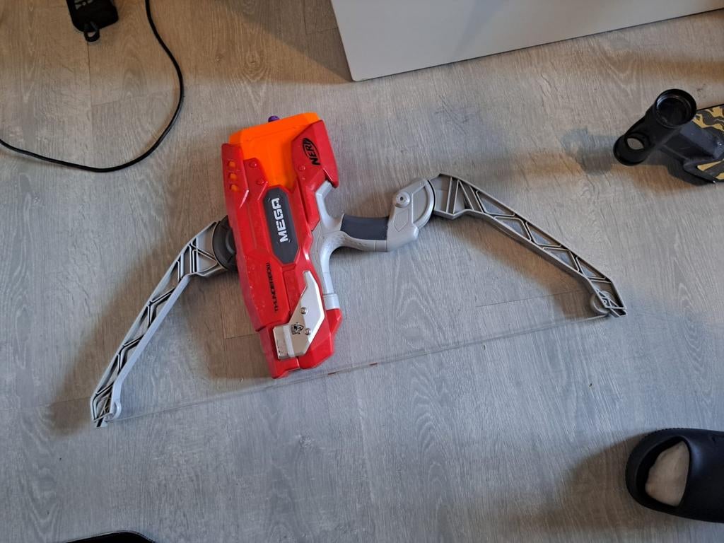 Nerf Mega Thunderbow Pijl en Boog, Ophalen of Verzenden, Gebruikt, Jongen of Meisje