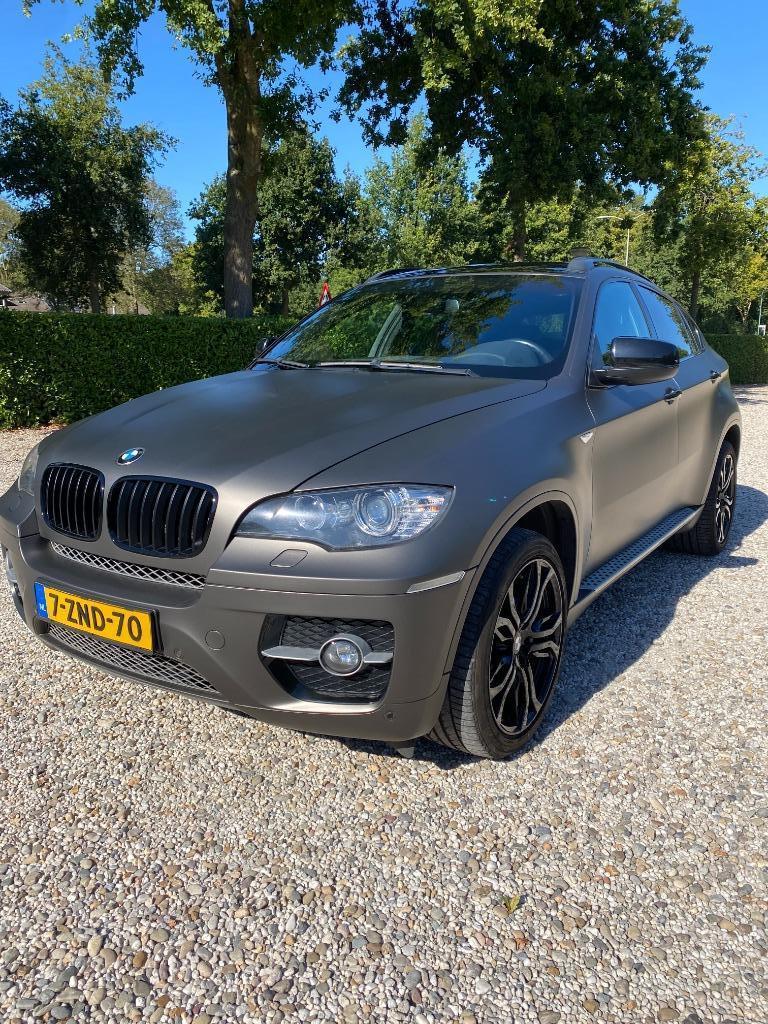 BMW X6 3.0 D Xdrive 35D AUT 2010 Grijs 286PK, Auto's, BMW, Automaat, 2993 cc, 4 stoelen, USB