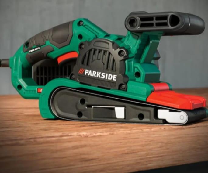 parkside bandschuurmachine nieuw in verpakking, Doe-het-zelf en Verbouw, Gereedschap | Schuurmachines, Nieuw, Bandschuurmachine