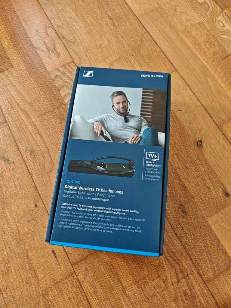 Sennheiser RS 5000 Draadloze TV Hoofdtelefoon, Audio, Tv en Foto, Koptelefoons, Gebruikt, Sennheiser, Ophalen of Verzenden, Over oor (circumaural)