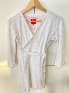 Schattige badjas, jas met roosjes van Bengh mt. 140/146, Kinderen en Baby's, Kinderkleding | Maat 146, Nacht- of Onderkleding