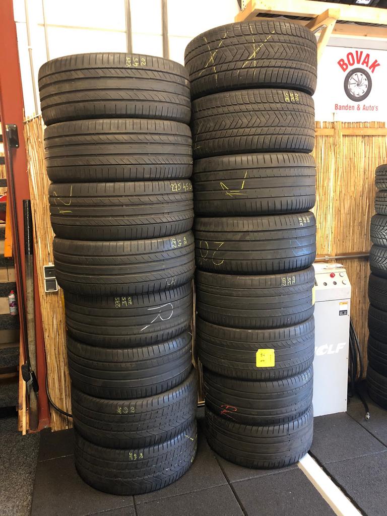 Gebruikte 20 inch banden alle maten 275-30-20 245-35-20 enz., Auto-onderdelen, Banden en Velgen, Ophalen, Autobedrijf Bovak, Gebruikt