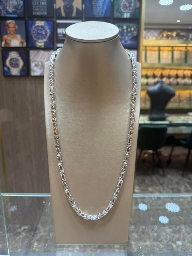 18KT wit Goud - 42.3 Gram - Ketting - MAGNUM, Ophalen, Nieuw, Goud, Goud