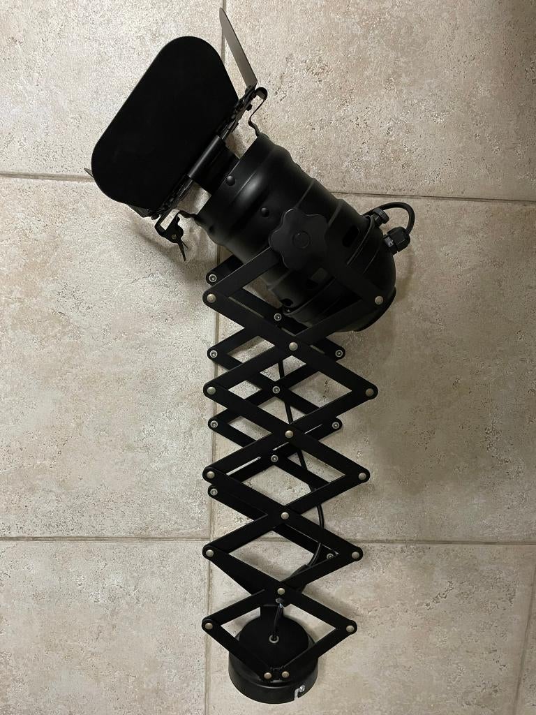 schaarlamp vintage, Gebruikt, 50 tot 75 cm, Vintage, Ophalen of Verzenden