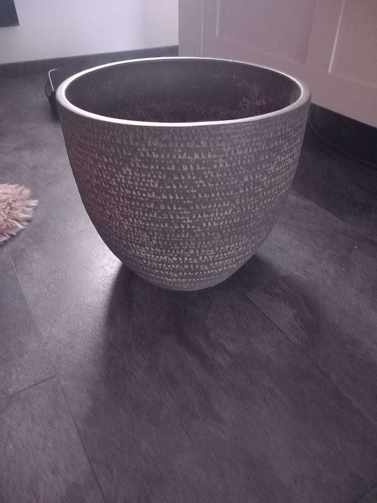 Mica Bloempot, Rond, Minder dan 40 cm, Aardewerk, Ophalen