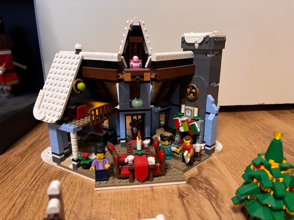 Lego Winter Village Santa's Visit 10293 (Zonder Doos), Ophalen of Verzenden, Zo goed als nieuw, Complete set, Lego