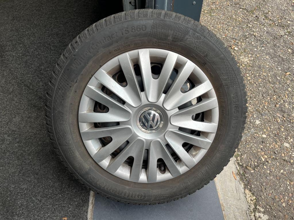 Volkswagen golf winterset 195/65R15 Continental, Ophalen, Gebruikt, 15 inch, Banden en Velgen