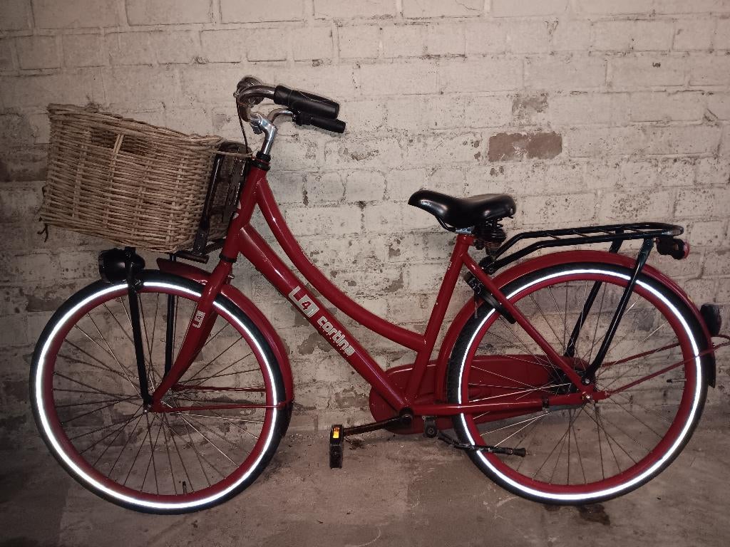 Rode Cortina U4 damesfiets (meisje) 24 inch, Gebruikt, Versnellingen, Minder dan 47 cm, Ophalen