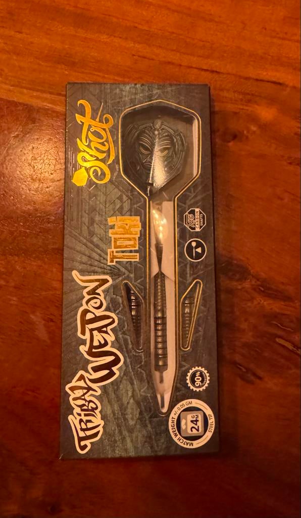 Shot Toki 24gr 90% Tungsten Dartpijlen, Sport en Fitness, Ophalen of Verzenden, Zo goed als nieuw, Pijlen