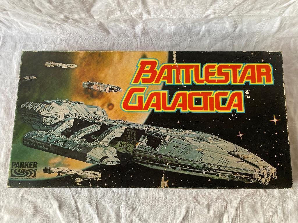 Battlestar Galactica bordspel 1978, Parker, Gebruikt, Onbekend, Ophalen of Verzenden
