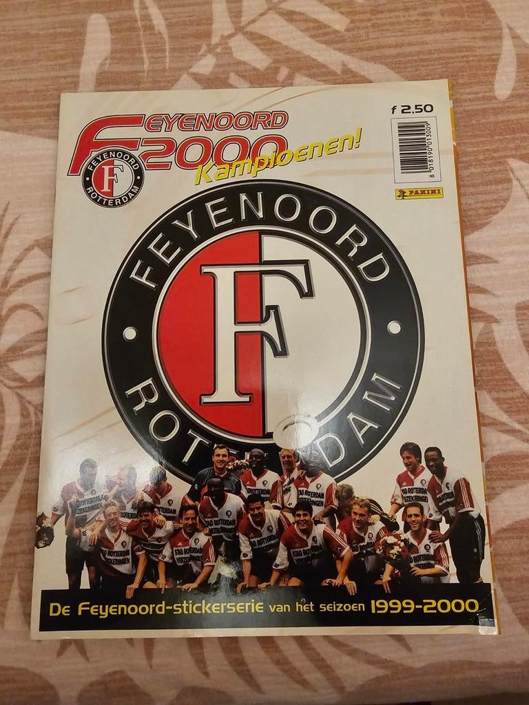 Panini Feyenoord Kampioen Stickerboek 1999-2000, Ophalen of Verzenden, Zo goed als nieuw, Feyenoord, Poster, Plaatje of Sticker