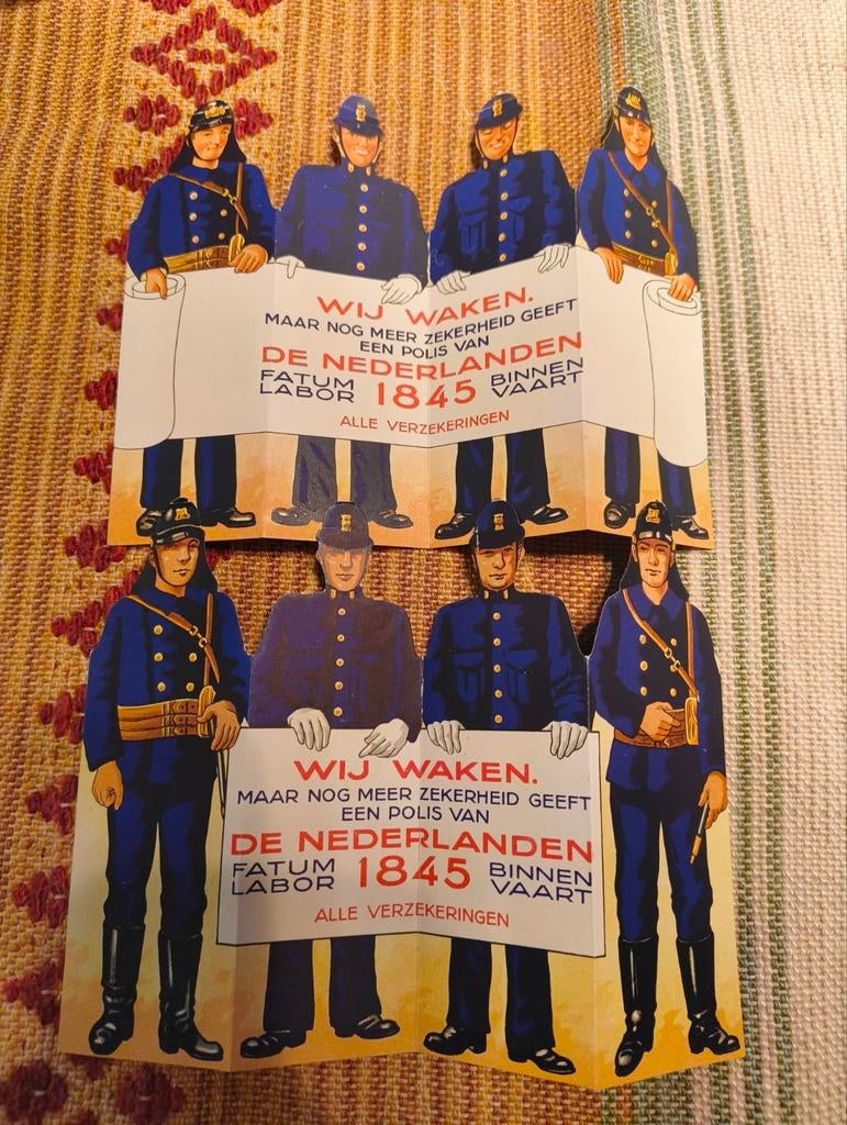 Vintage reclame De Nederlanden 1845, Ophalen of Verzenden, Gebruiksvoorwerp