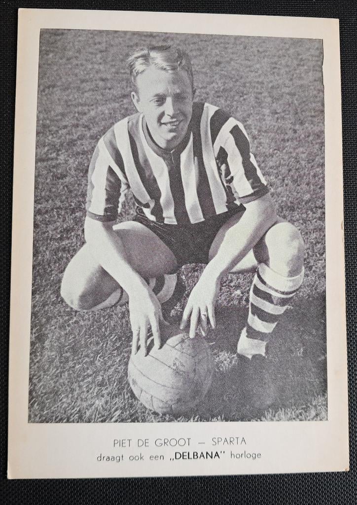 Piet de Groot , Sparta 1962/1966, Ophalen of Verzenden, Gebruikt, Sparta, Poster, Plaatje of Sticker