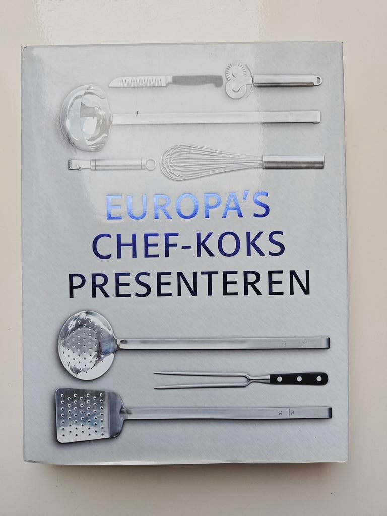 Kookboek Europa's topchefs presenteren, Boeken, Ophalen of Verzenden