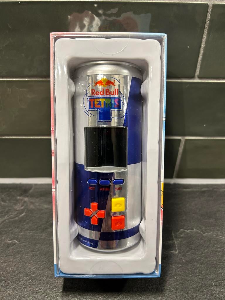 Red Bull Tetris spel in blik  Limited Edition nintendo, Puzzel en Educatief, Verzenden, 1 speler, Nieuw
