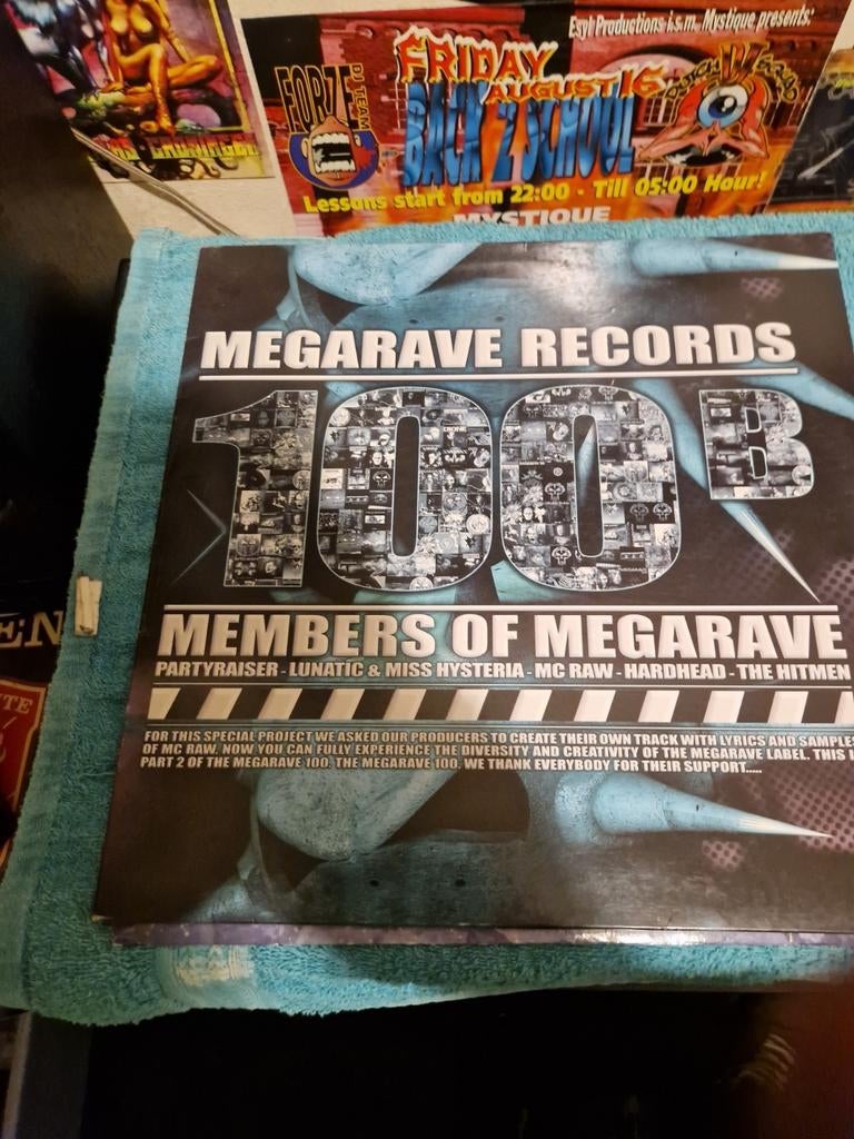 Megarave Records - Members of Megarave Vinyl, Cd's en Dvd's, Ophalen of Verzenden, Gebruikt, 12 inch