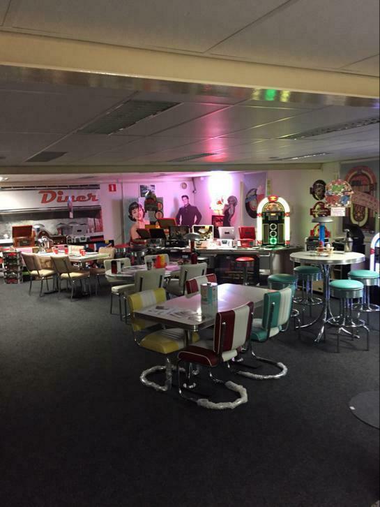 Amerikaanse Retro fifties sixties Bel Air meubels, Ophalen, Overige kleuren, Zo goed als nieuw, Vijf, Zes of meer stoelen