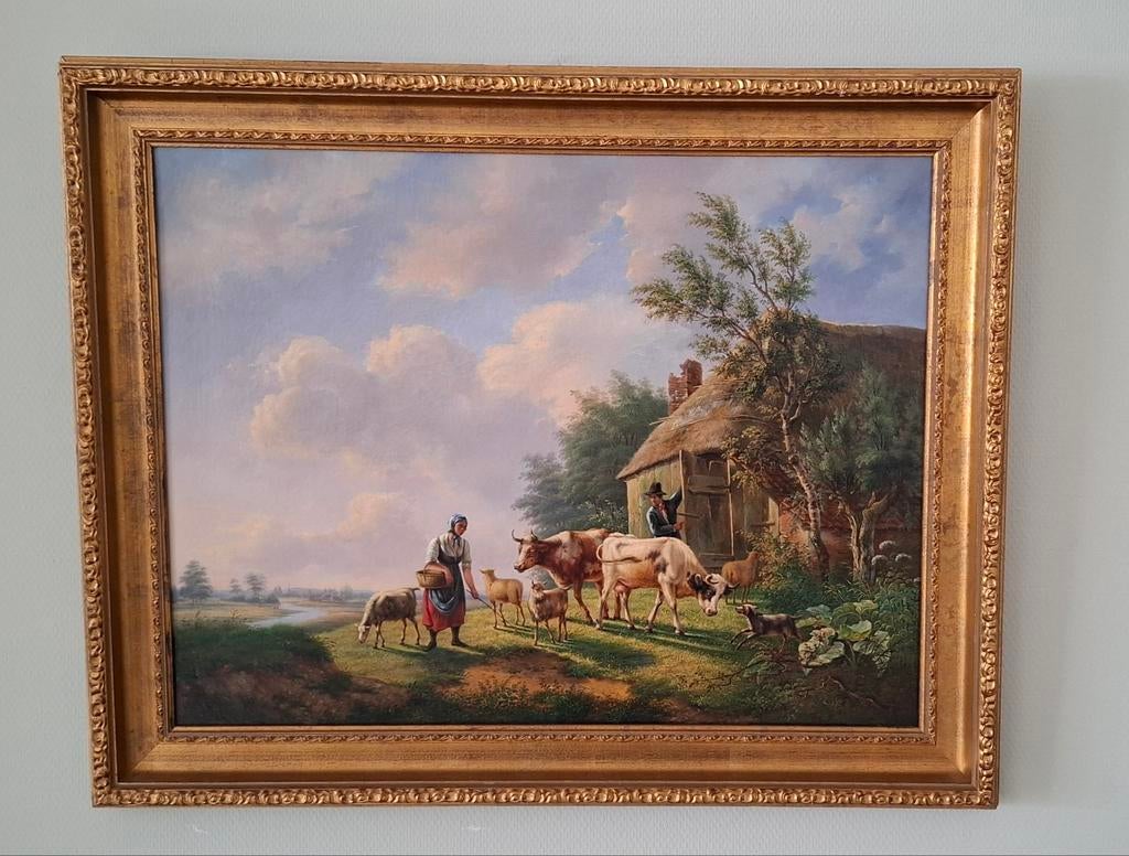 George Christiaan Hessler 1804 - 1871, Antiek en Kunst, Kunst | Schilderijen | Klassiek, Ophalen