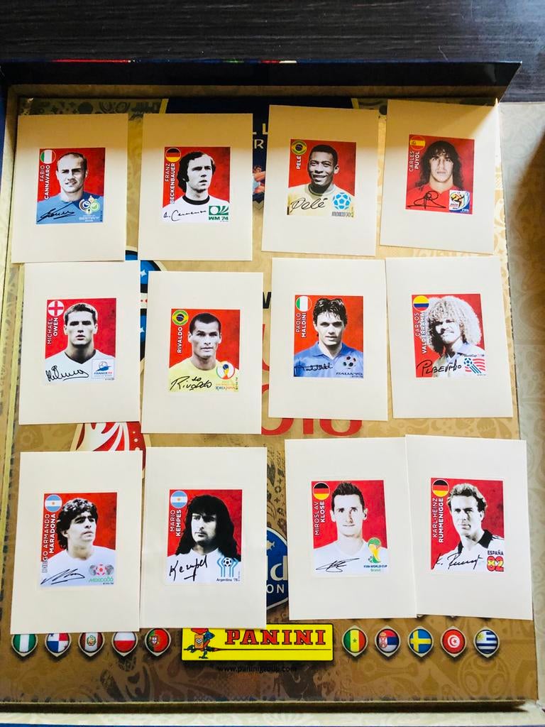 PANINI RUSLAND 2018 GOLD ED. SET LEGENDS COCA COLA C1-C12, Ophalen of Verzenden, Nieuw, Sport