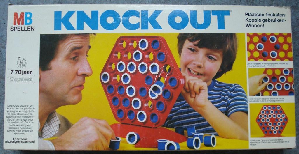Knockout spel, Een of twee spelers, Ophalen of Verzenden, Nieuw, MB Spellen