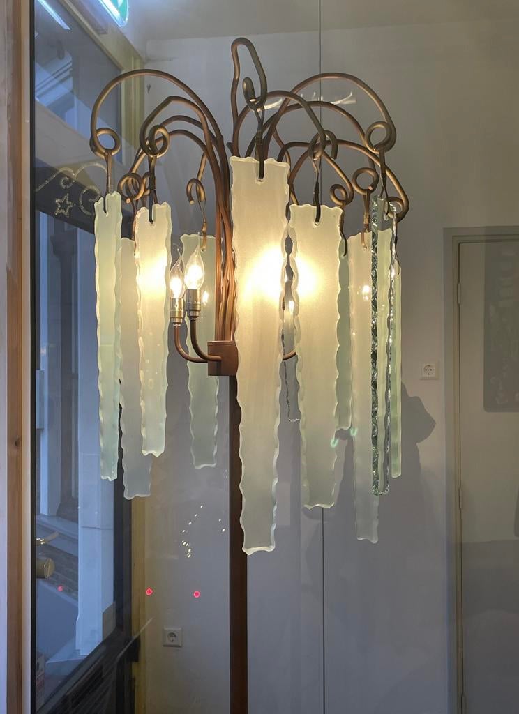 Brand van Egmond vloerlamp Behind Frosted Glass, Huis en Inrichting, Lampen | Vloerlampen, Ophalen, Glas