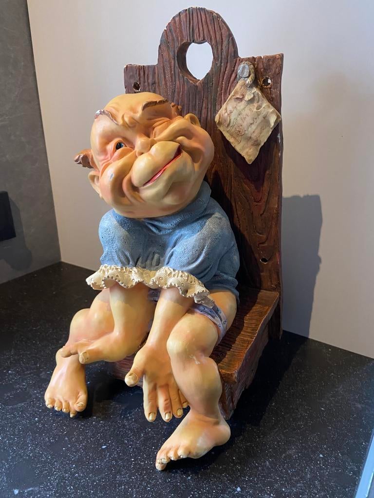 Efteling laven wc rolhouder, Verzamelen, Ophalen of Verzenden, Zo goed als nieuw, Beeldje of Poppetje