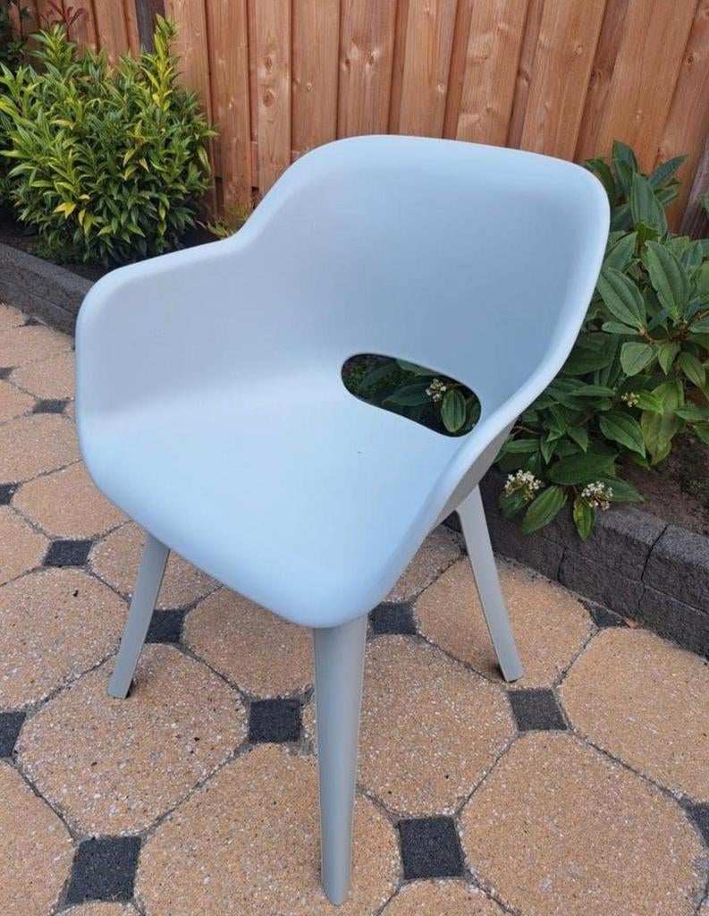 🌞 KUIPSTOEL ALLIBERT AKOLA TUINSTOEL TERRAS KUNSTOF STOEL, Ophalen, Zo goed als nieuw, Kunststof