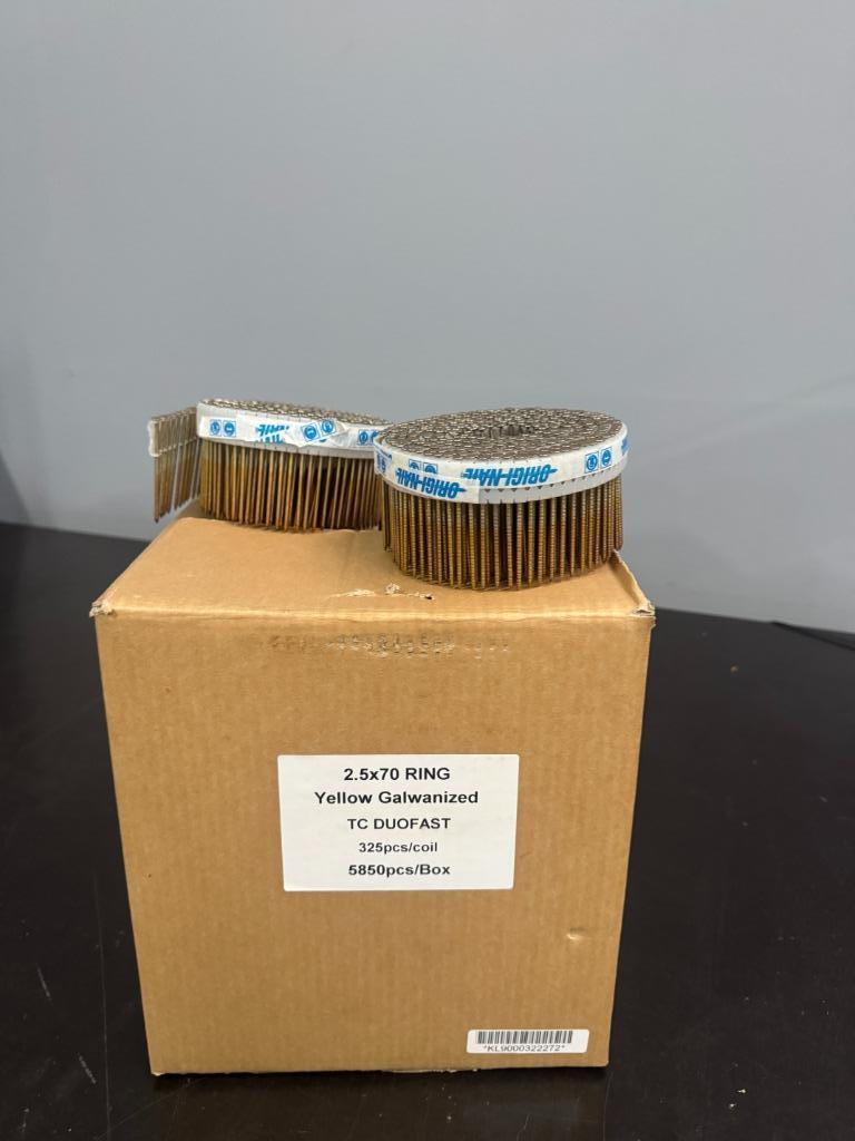 Spoelnagels 2.5 x 70 mm Ring Galv - 0-graden voor CNP75, 50 tot 100 mm, Tackerstore, De Seize 7 9001 XT Grou, Ophalen of Verzenden