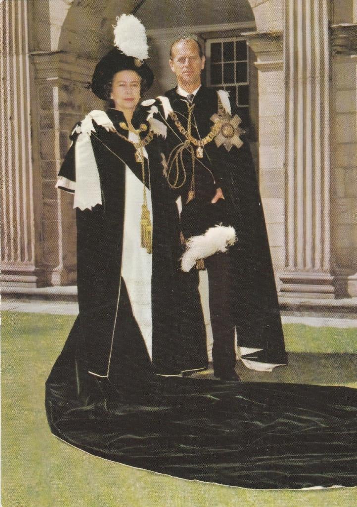 Ansichtkaart, Queen Elisabeth  (1670), Verzenden, 1960 tot 1980, Sterren en Beroemdheden