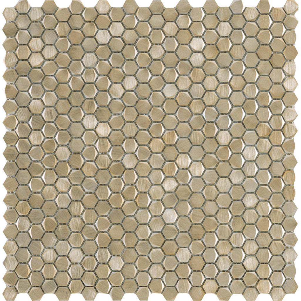 Mosaic Hexagon Colonial Gravity gold 10mm voorraad, Nieuw, Ophalen of Verzenden, 10 m² of meer, 20 tot 40 cm