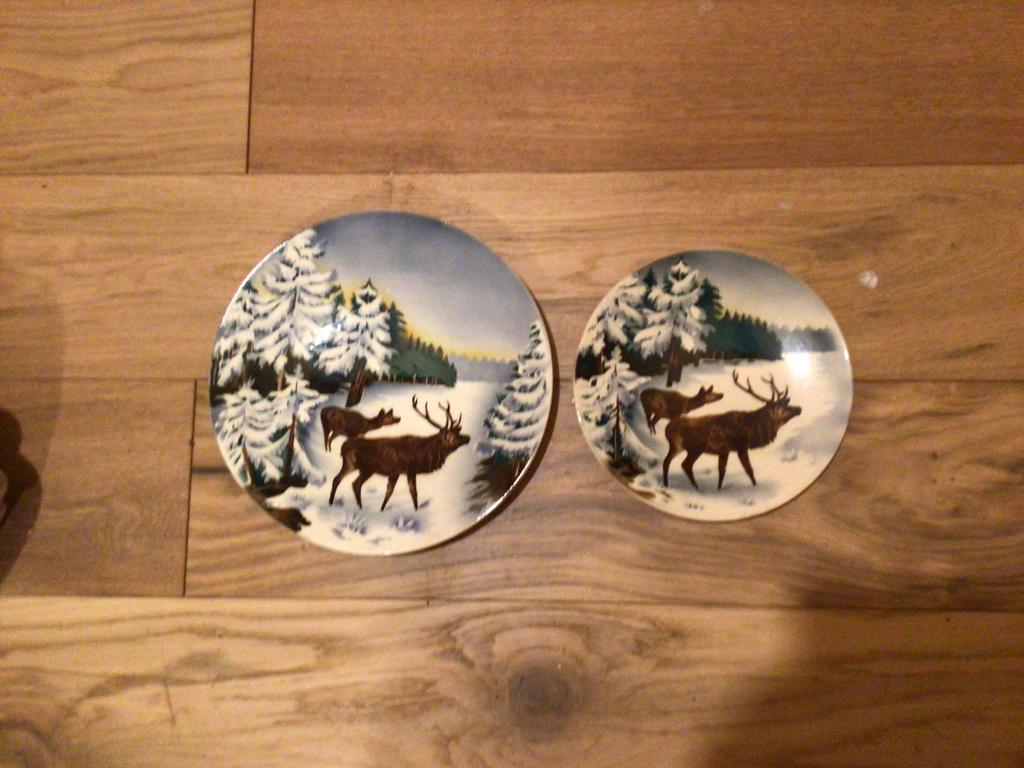 2 Villeroy & Boch wandborden, verzamelborden uit 1930, Antiek en Kunst, Ophalen