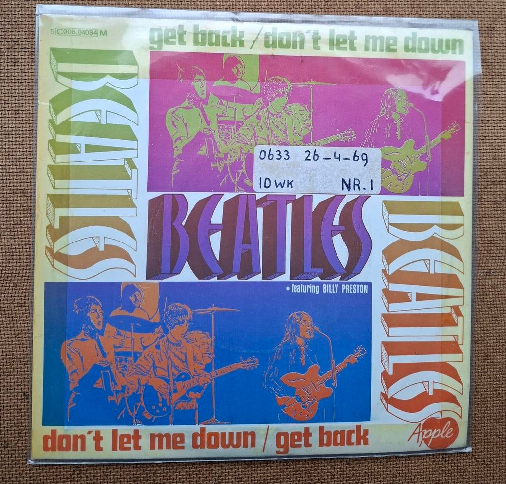 Beatles - Get back - Single is TOP, Gebruikt, Verzenden, 7 inch, Single