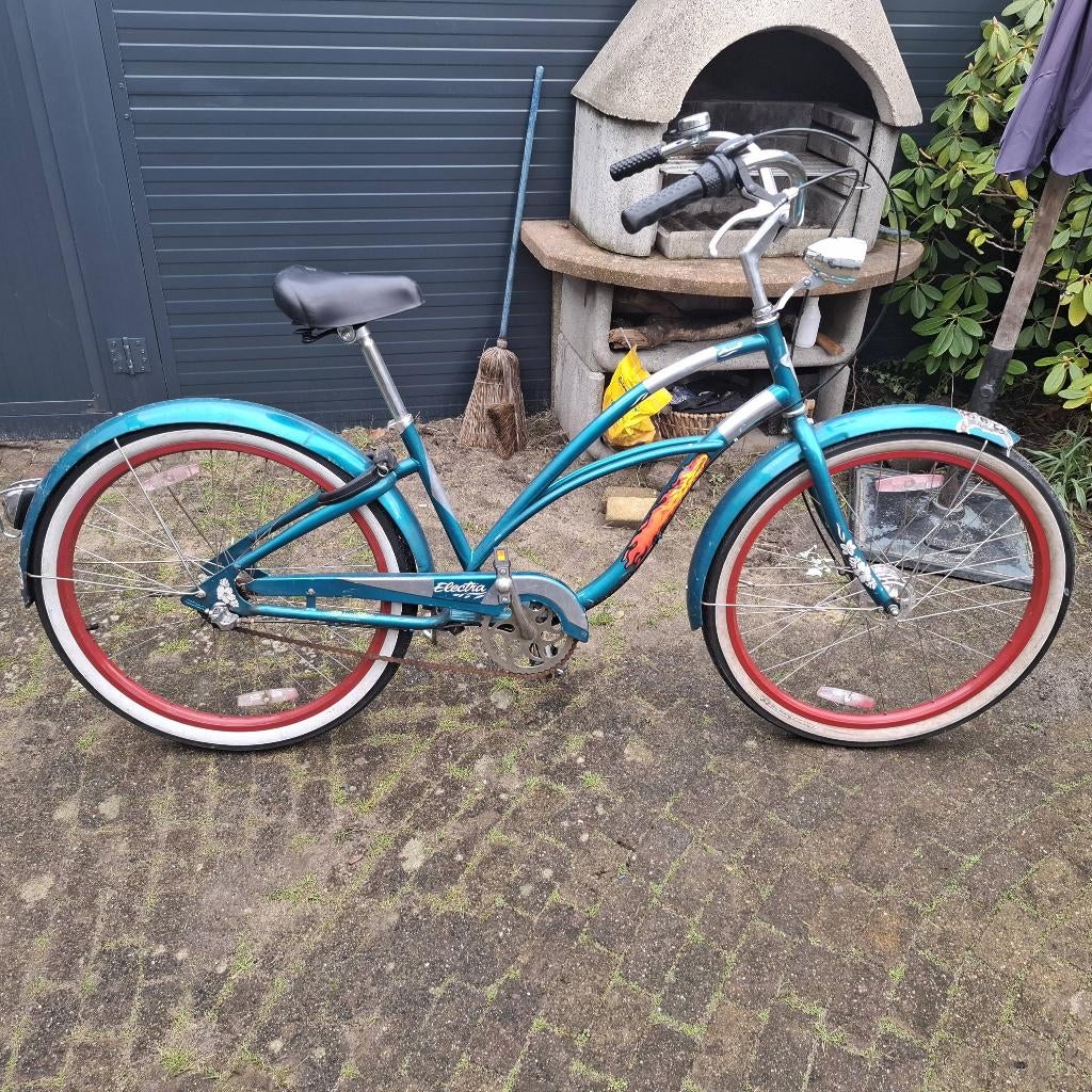 Fiets, Fietsen en Brommers, Fietsen | Cruisers en Lowriders, Ophalen, Staal, Cruiser, 47 tot 51 cm