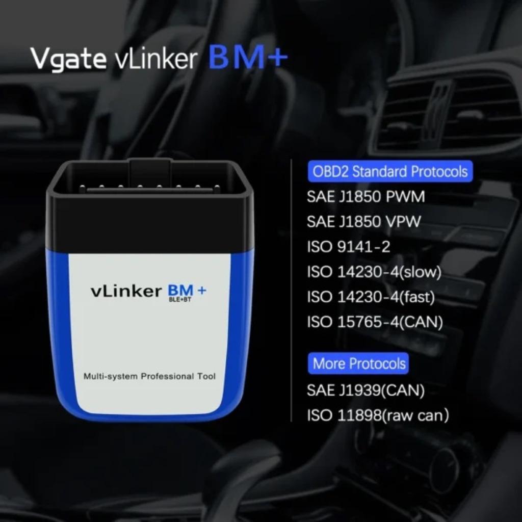 Vgate vLINKER BMW MINI BM+ WIFI BT4.0 BIMMERCODE iOS ANDROID, Auto diversen, Ophalen of Verzenden, Nieuw