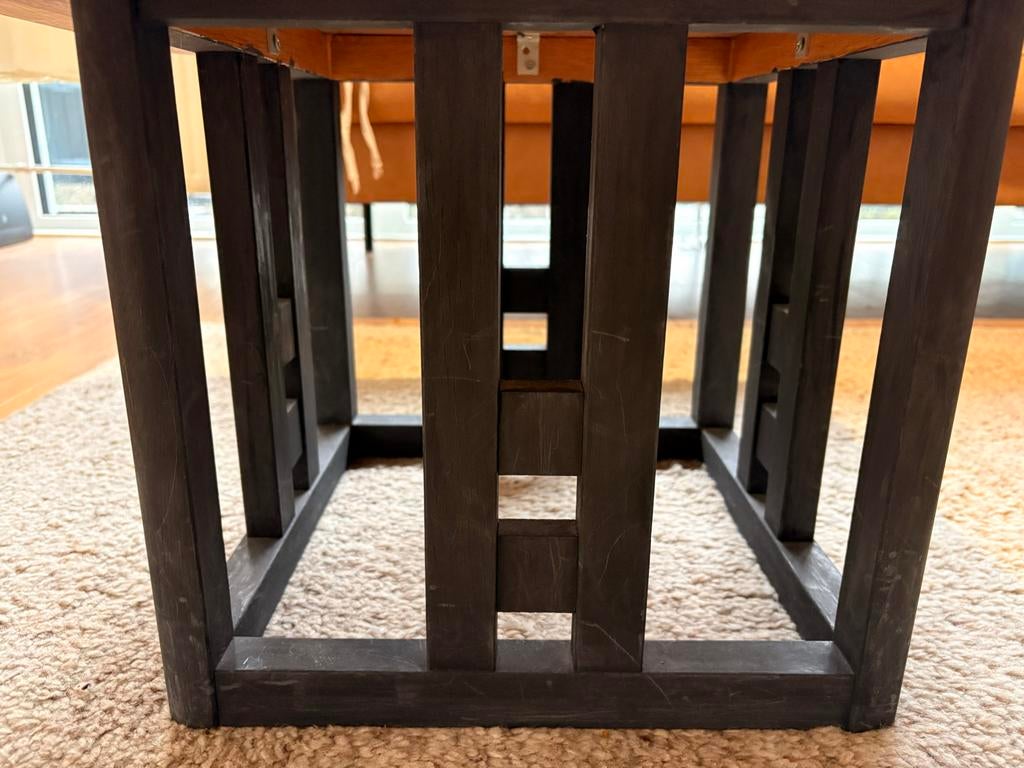 Stijlvolle 60x60 Salontafel, Huis en Inrichting, Tafels | Salontafels, Ophalen, Gebruikt, Vierkant, 50 tot 100 cm