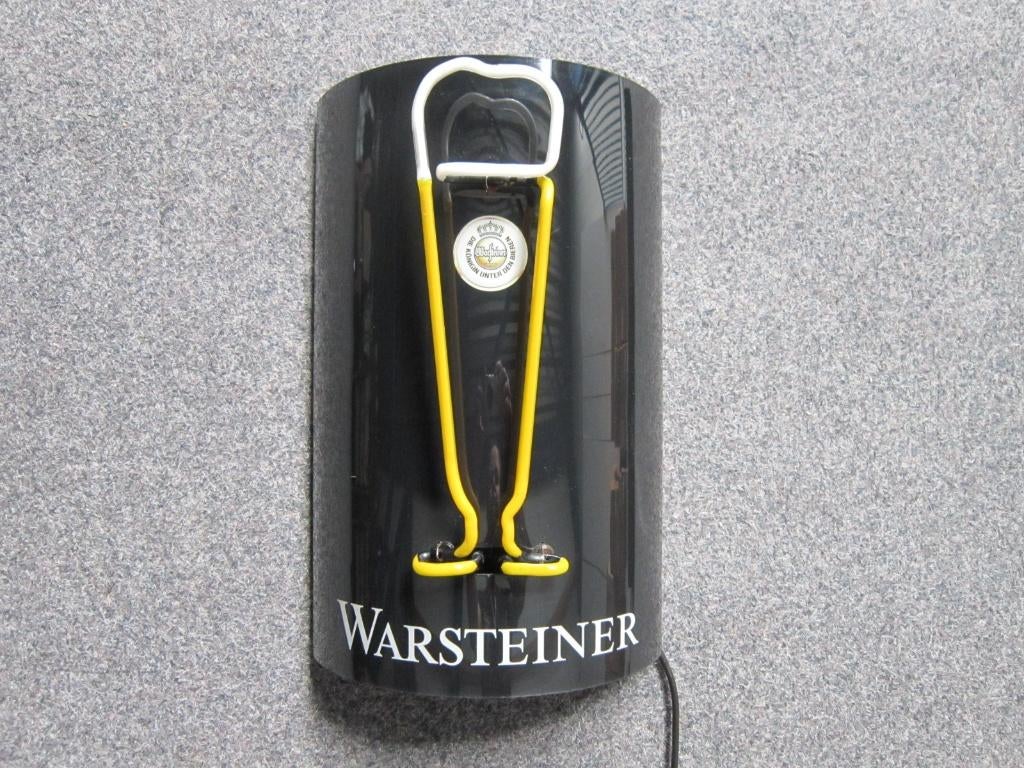 WARSTEINER NEON LICHTRECLAME, Verzamelen, Biermerken, Ophalen, Zo goed als nieuw, Overige typen, Overige merken