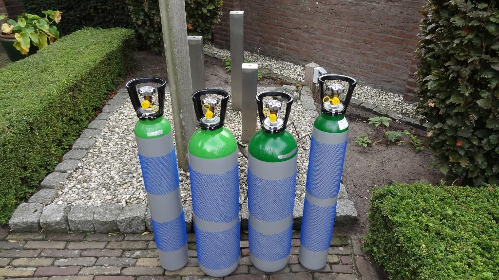 Eigendom gasfles menggas 85/15 en 100% Argon supergas HWTS, Doe-het-zelf en Verbouw, Gereedschap | Lasapparaten, Ophalen, Nieuw