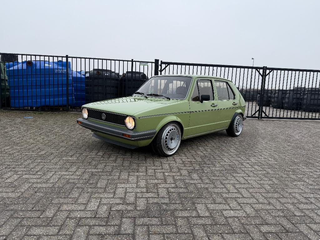 Volkswagen Golf 1980 Groen GLS, 1457 cc, 4 cilinders, 4 stoelen, Leder en Stof