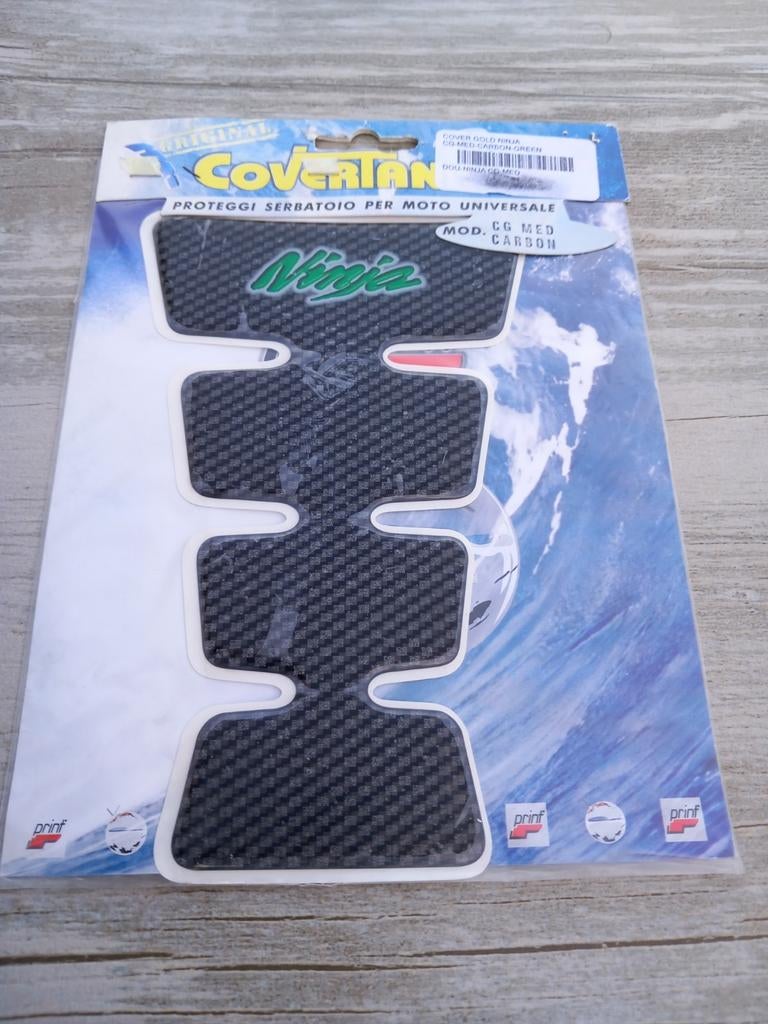 Carbon tankpad Kawasaki Ninja ZXR ZX-6 ZX-7 ZX9 ZX10 ZX12, Ophalen of Verzenden, Nieuw